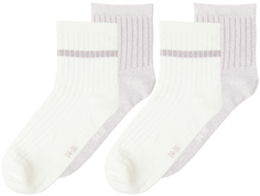 Name It elderberry/cloud dancer socks (4-pack)